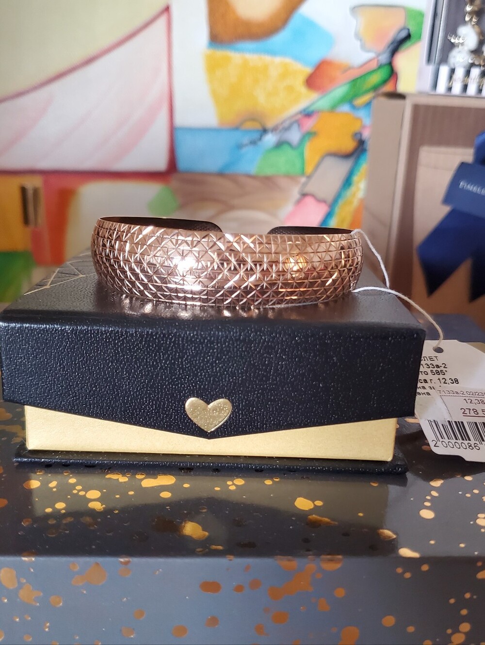 585 Gold Bangle - Picture 8 of 10
